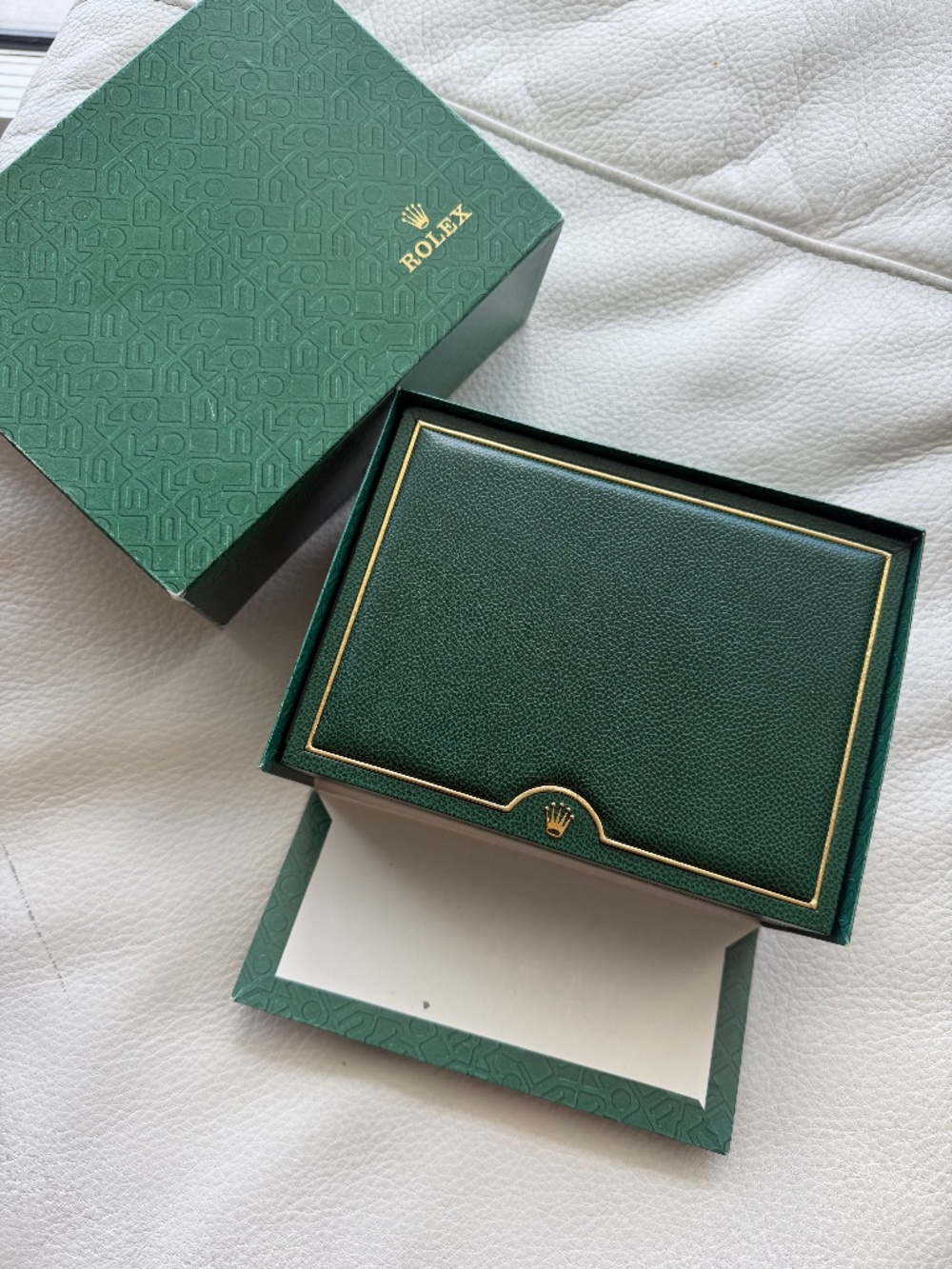 Authentic Vintage Rolex Box Ref. 70.00.08 - Large Size for Day-Date / Solid Gold